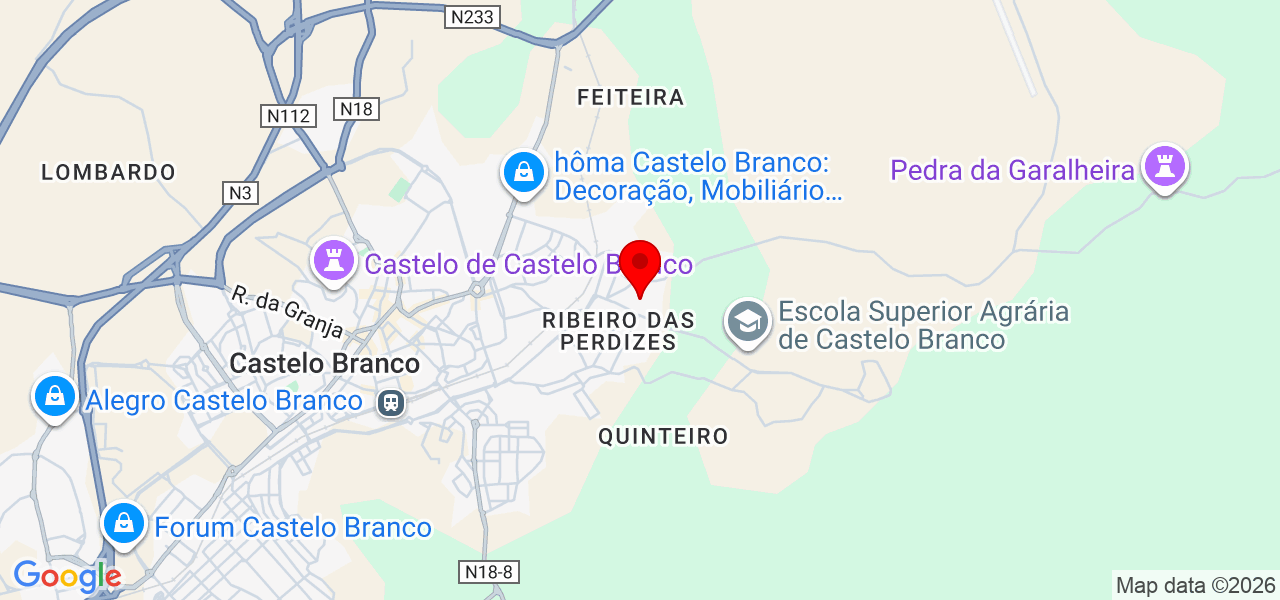 João Moreira - Castelo Branco - Castelo Branco - Mapa