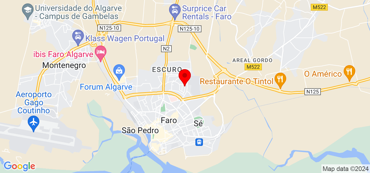 JJBR - Faro - Faro - Mapa