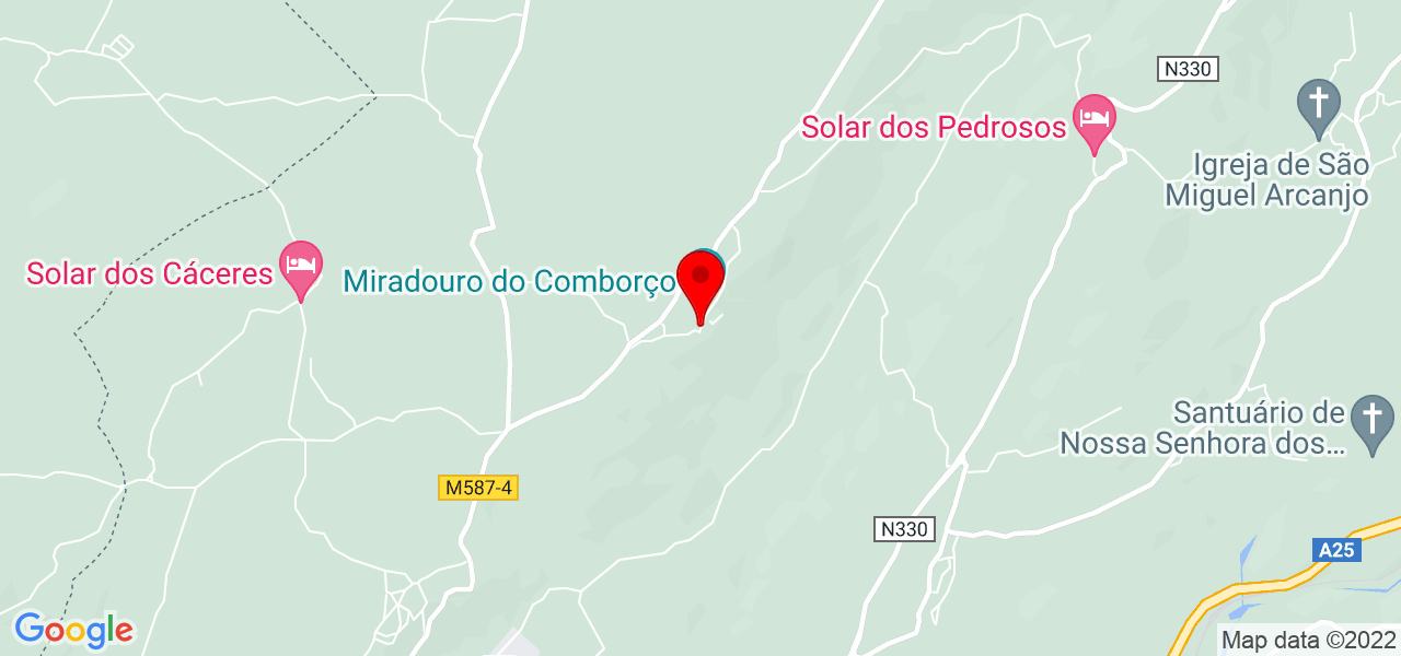 Joana Santos - Guarda - Fornos de Algodres - Mapa