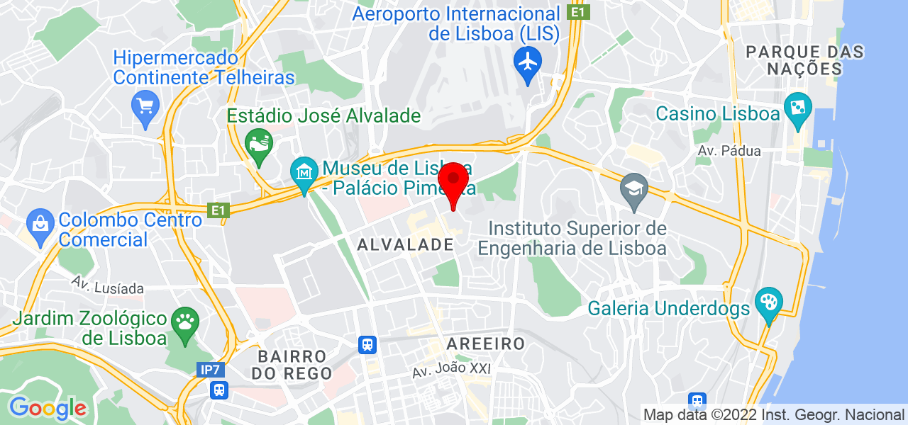 Ana Gradim - Lisboa - Lisboa - Mapa
