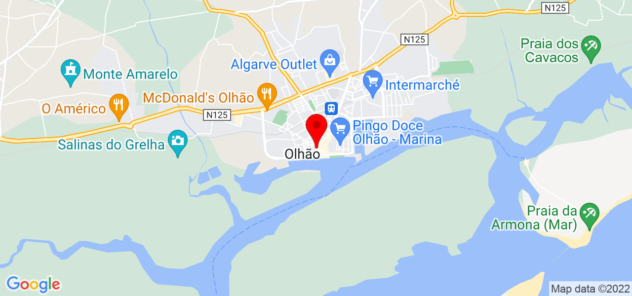 David Alves - Faro - Olhão - Mapa