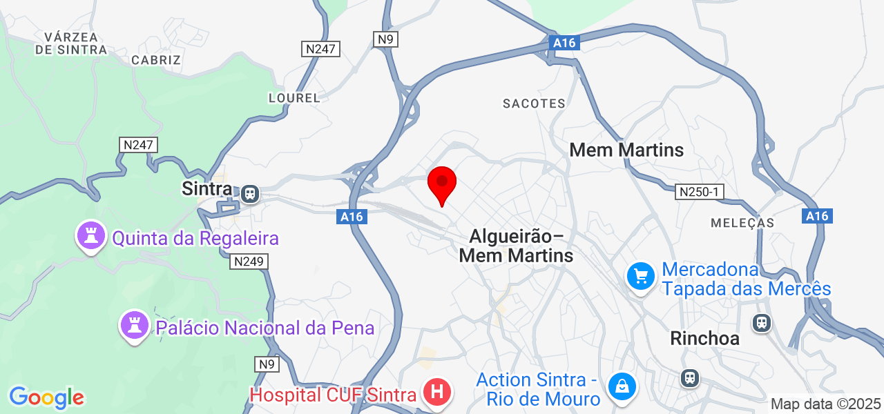 Everon motito - Lisboa - Sintra - Map