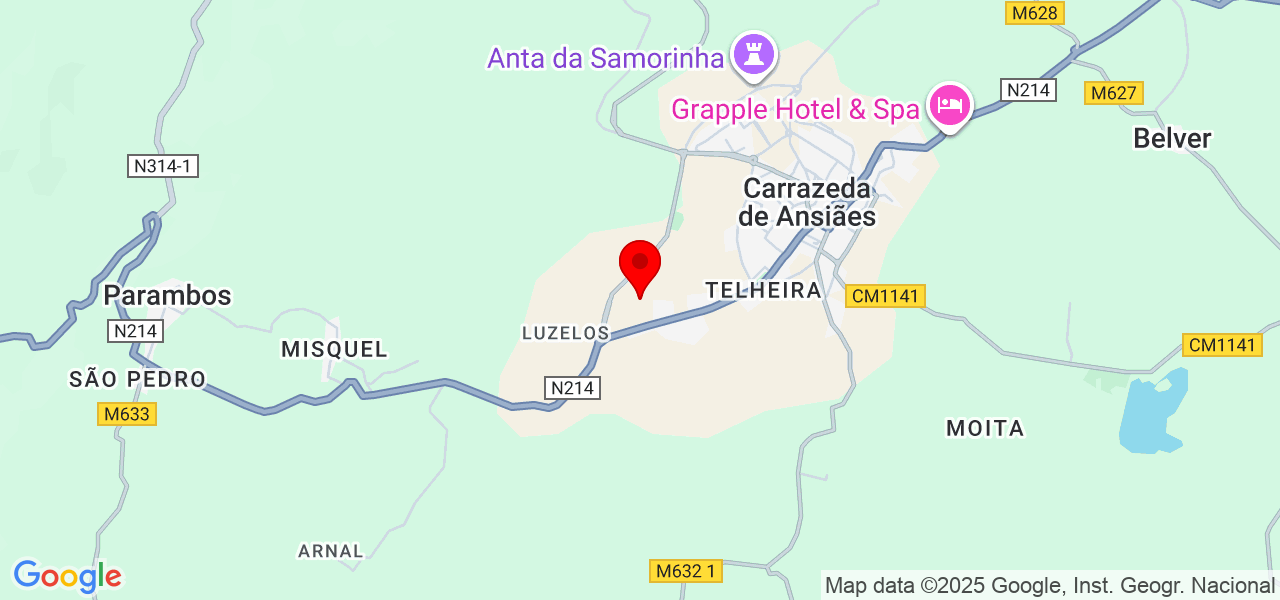 Sónia Araújo - Bragança - Carrazeda de Ansiães - Map