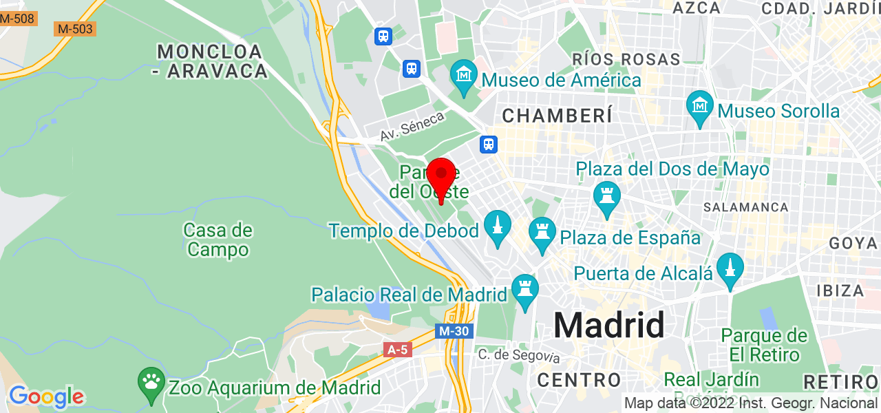 Angela Gil Ramos - Comunidad de Madrid - Madrid - Mapa