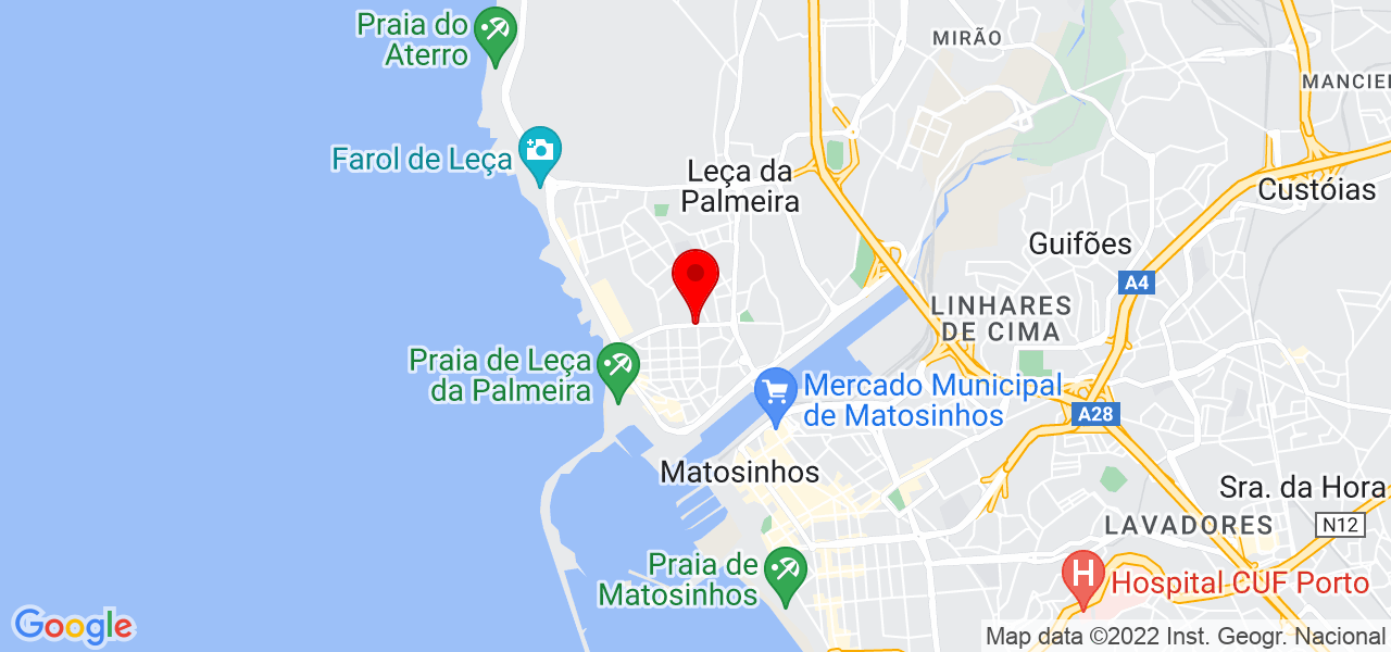 Camila Azevedo - Porto - Matosinhos - Mapa