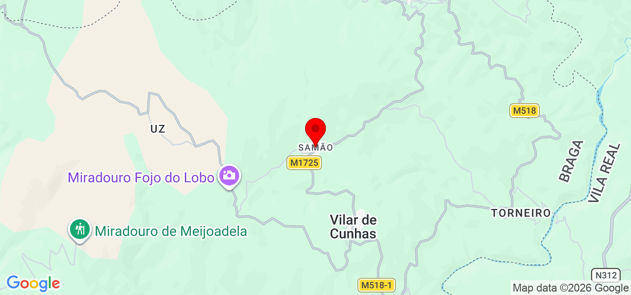 Pedro Araújo - Braga - Cabeceiras de Basto - Mapa