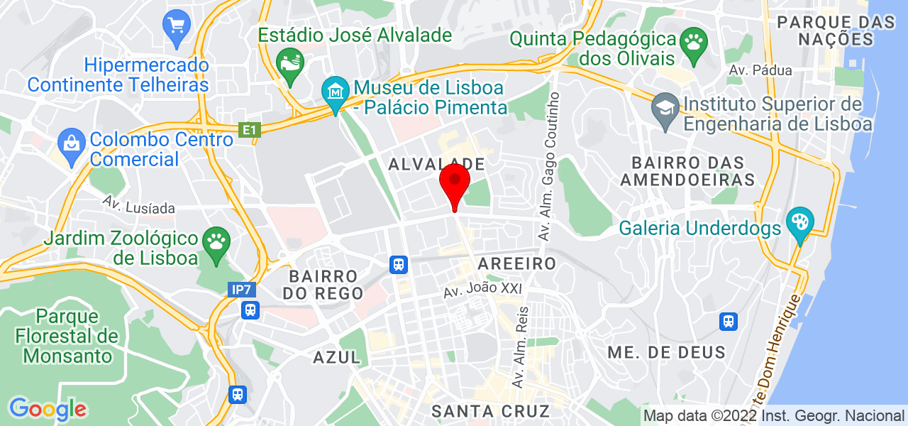 Pedro Pereira - Lisboa - Lisboa - Mapa