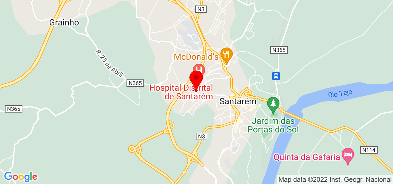 Josiane - Santarém - Santarém - Mapa