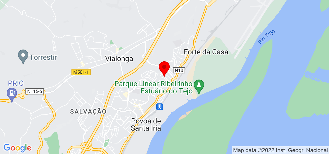 Z&eacute;lia - Lisboa - Vila Franca de Xira - Mapa
