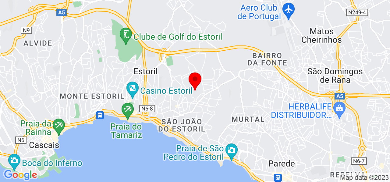 Jaqueline Pedrosa - Lisboa - Cascais - Mapa