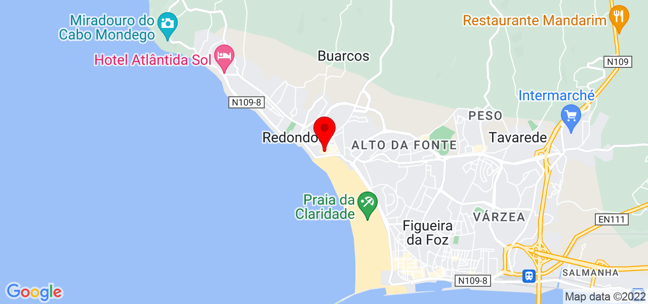 c&aacute;tia pinto. - Coimbra - Figueira da Foz - Mapa