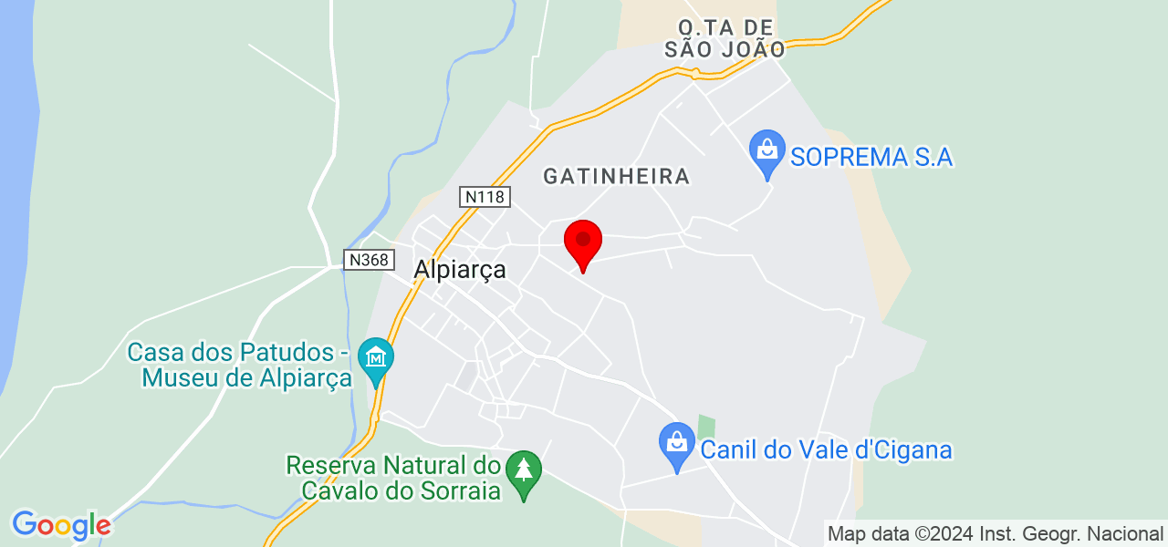 Construsouza - Santarém - Alpiarça - Mapa