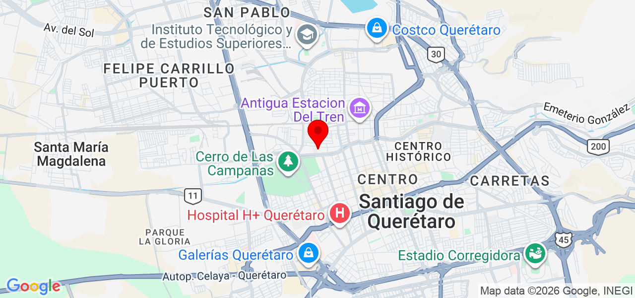 Calladita - Querétaro - Querétaro - Mapa