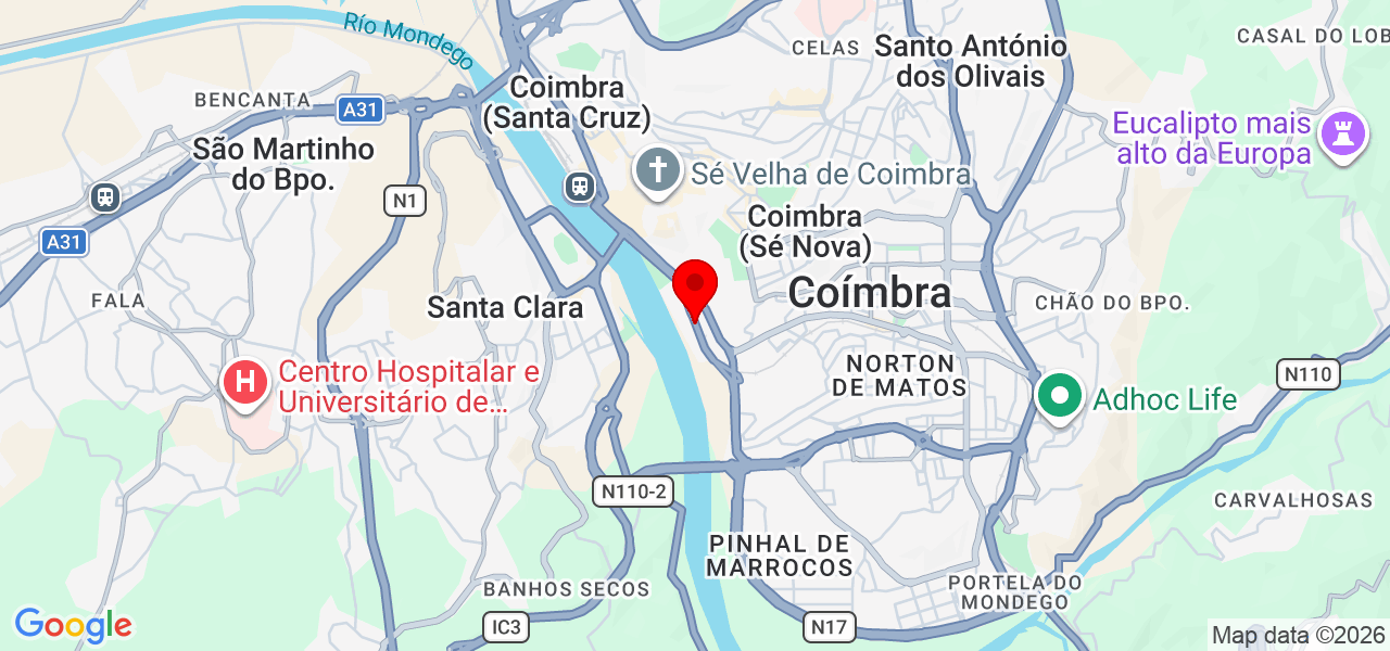 Verônica - Coimbra - Coimbra - Karte