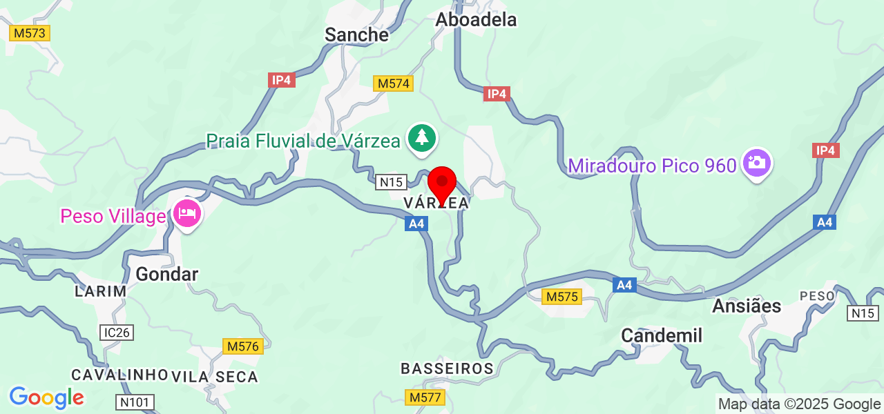 Tania - Porto - Amarante - Mapa