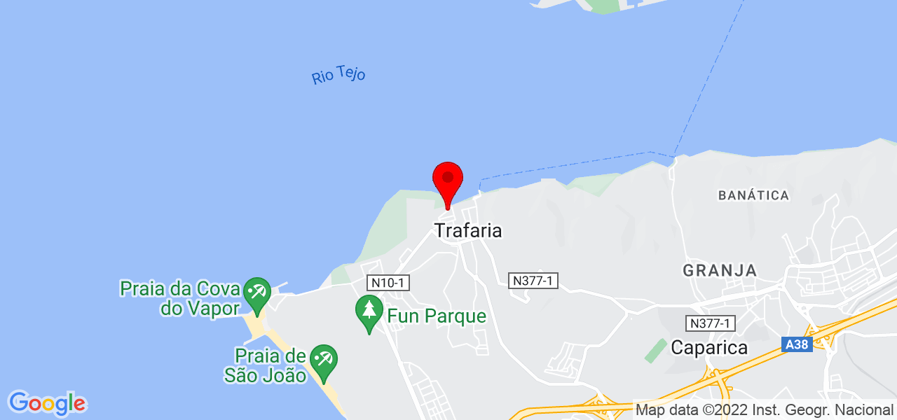 JAexplicações - Setúbal - Almada - Map