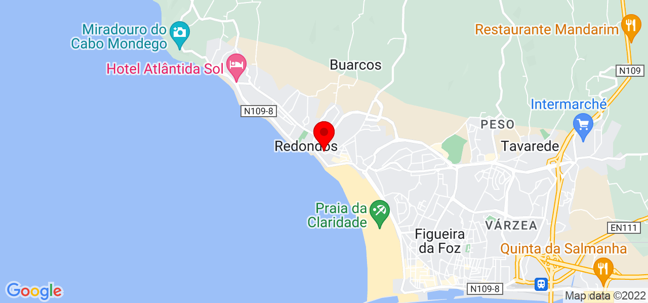 Rafaela Amaral - Coimbra - Figueira da Foz - Mapa