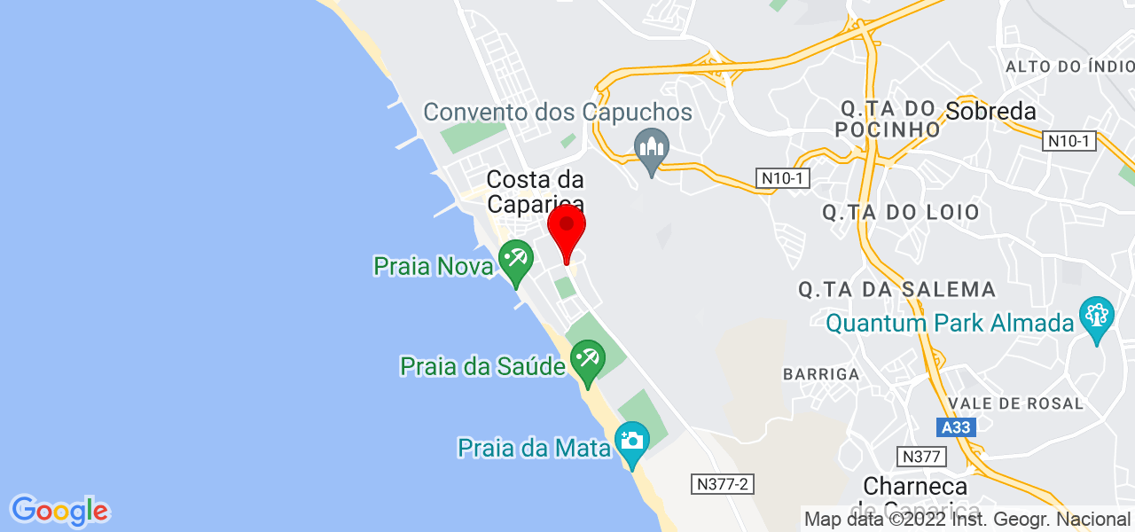 Rita Resende - Setúbal - Almada - Mapa