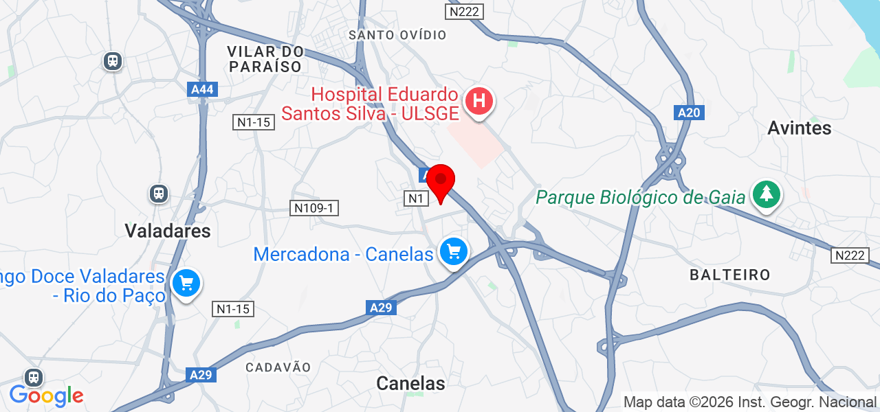 Traço Certo Remodelações - Porto - Vila Nova de Gaia - Mapa