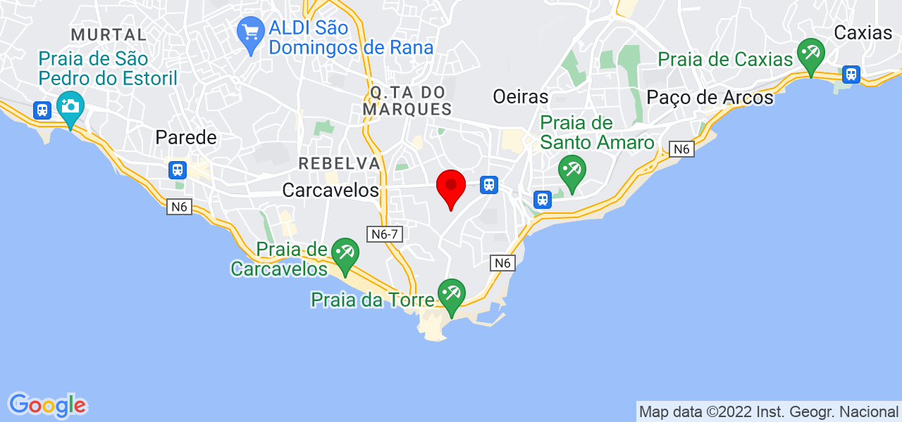 M&aacute;rcia Damasceno - Lisboa - Oeiras - Mapa