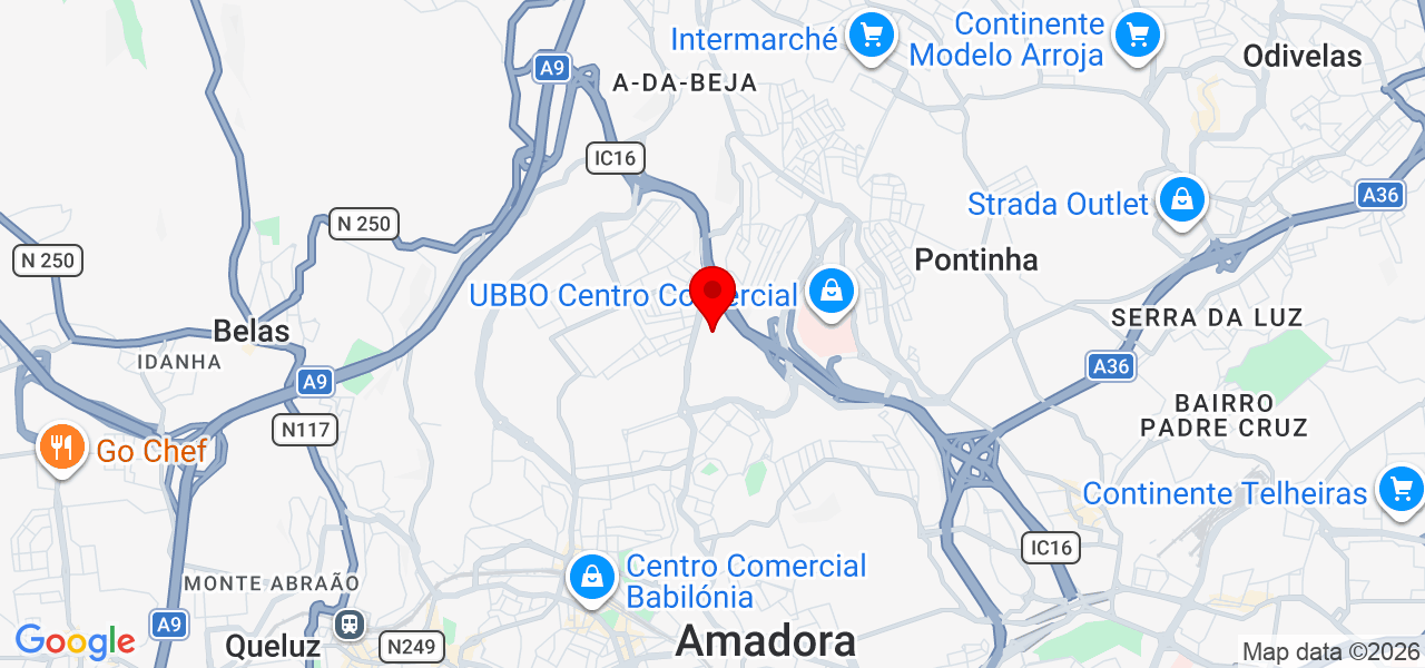 Liliane - Lisboa - Amadora - Karte