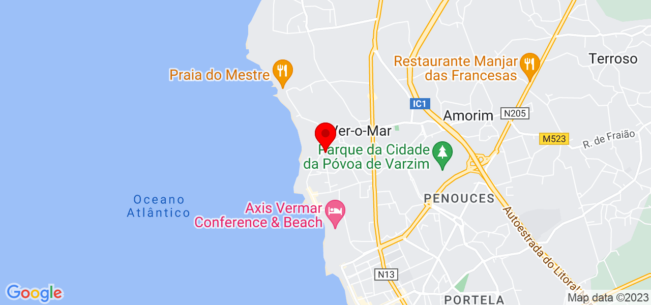 S&oacute;nia Correia - Porto - Póvoa de Varzim - Mapa
