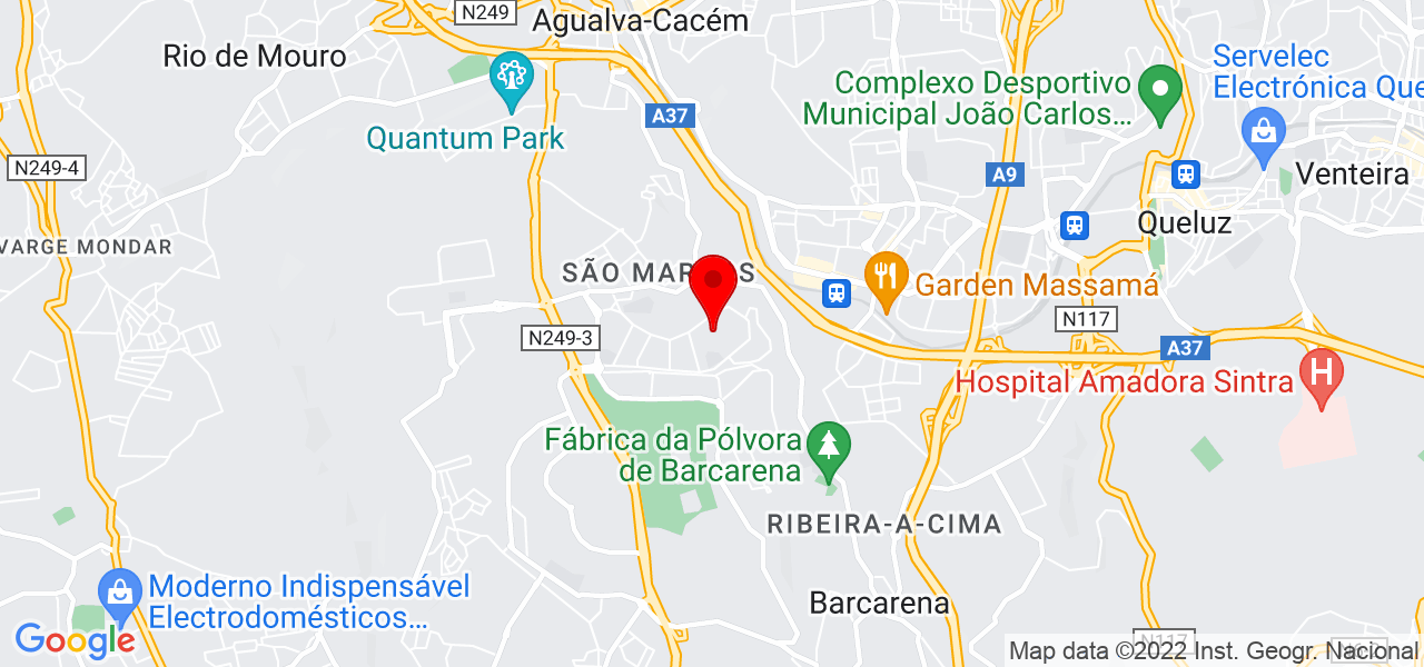 Pinto e Mascarenhas remodela&ccedil;&otilde;es e carpintaria Lda.. - Lisboa - Sintra - Mapa