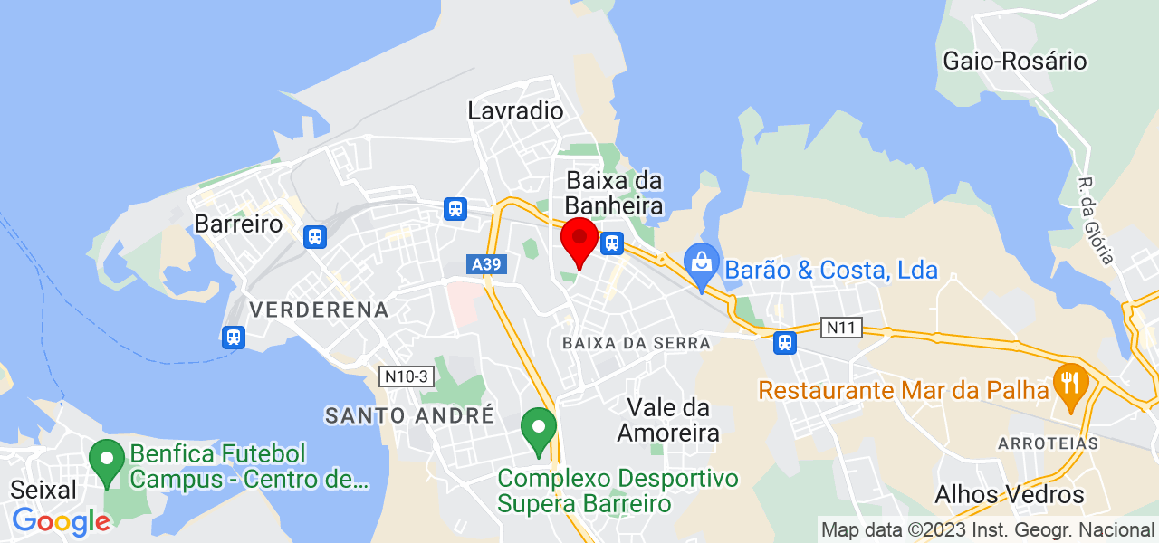 Bruno - Setúbal - Moita - Mapa