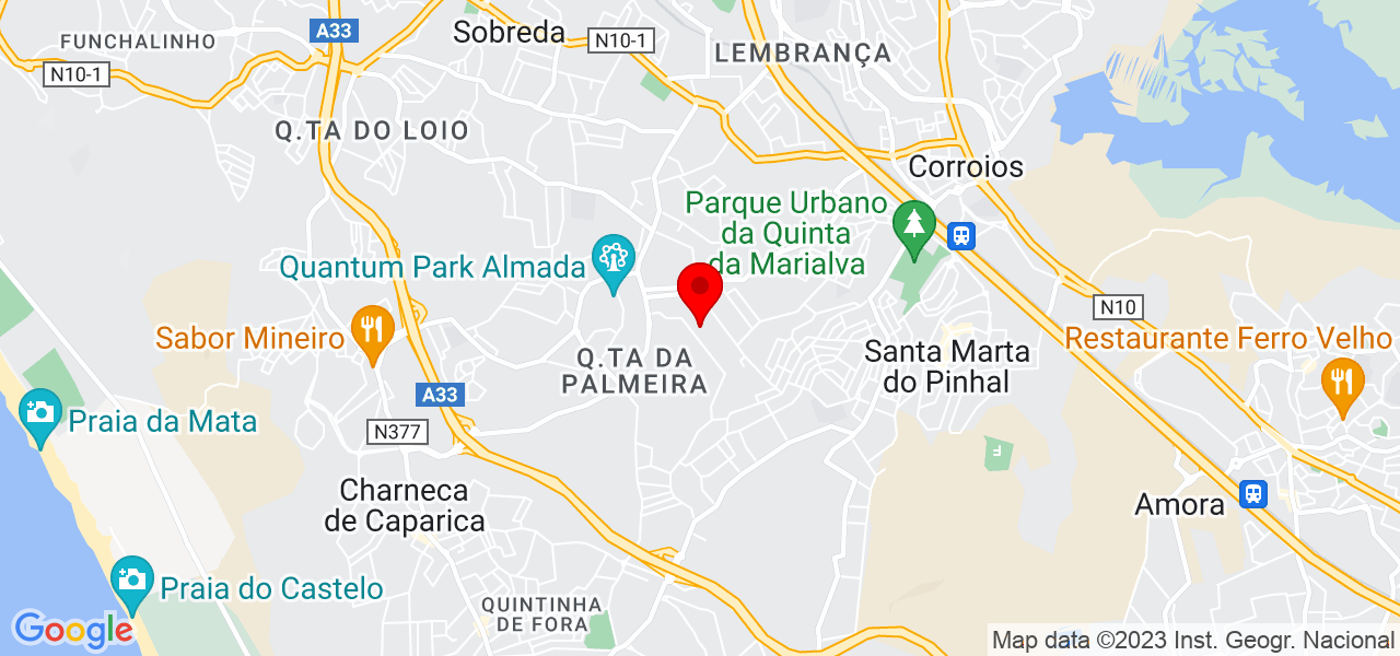 Rp16 - Setúbal - Almada - Mapa
