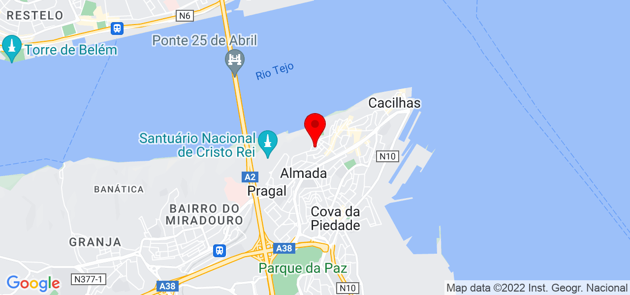 Maria - Setúbal - Almada - Mapa