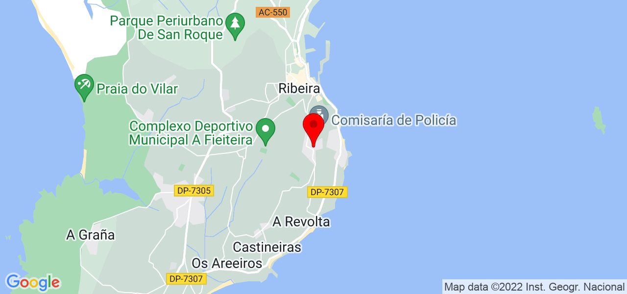 Laura - Galicia - Ribeira - Mapa