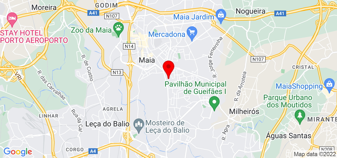 Carla Xavier Design - Porto - Maia - Mapa