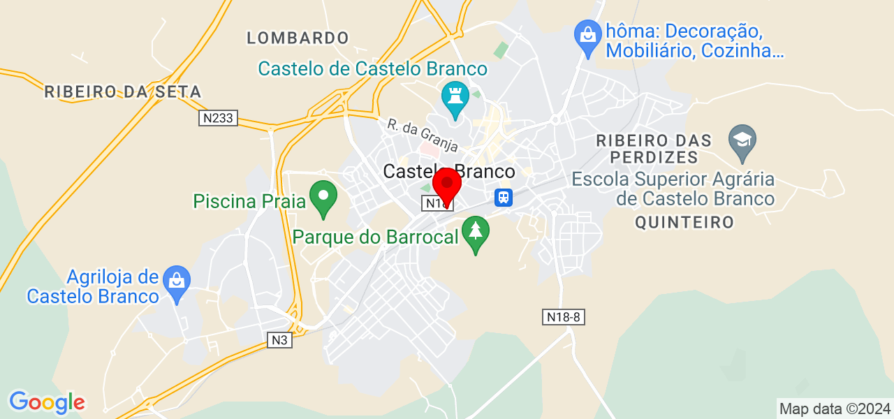 Sara Olinda - Castelo Branco - Castelo Branco - Mapa