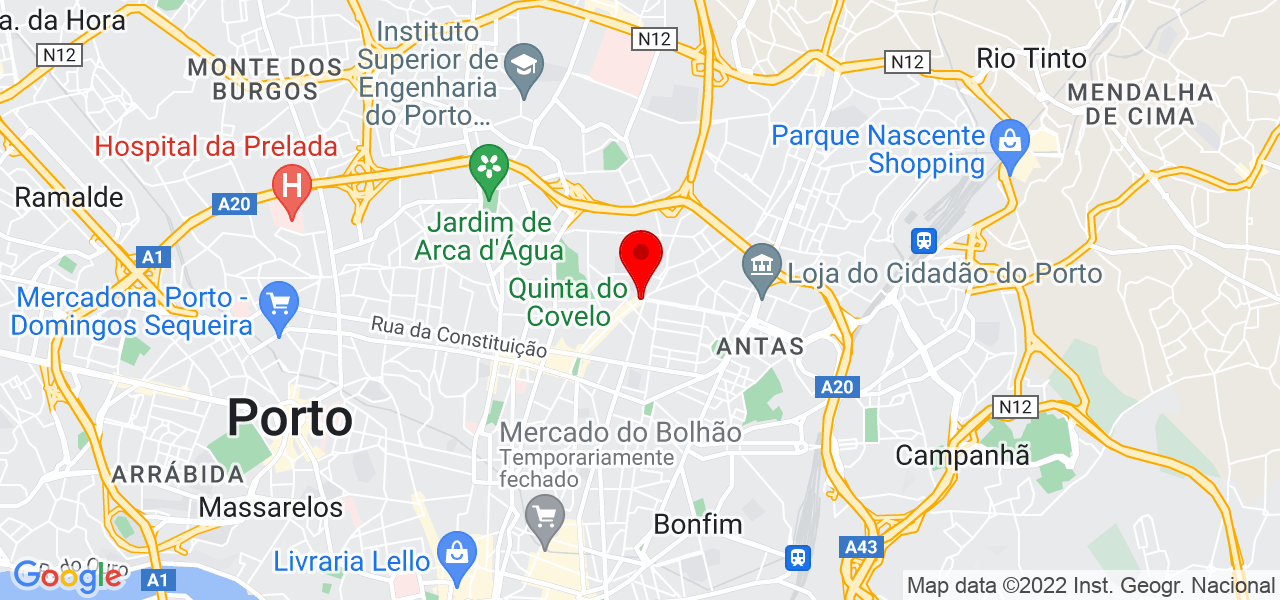 Luga Studio - Porto - Porto - Mapa