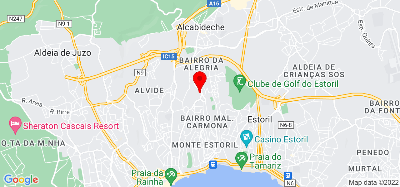 Diogo Lemos - Lisboa - Cascais - Mapa