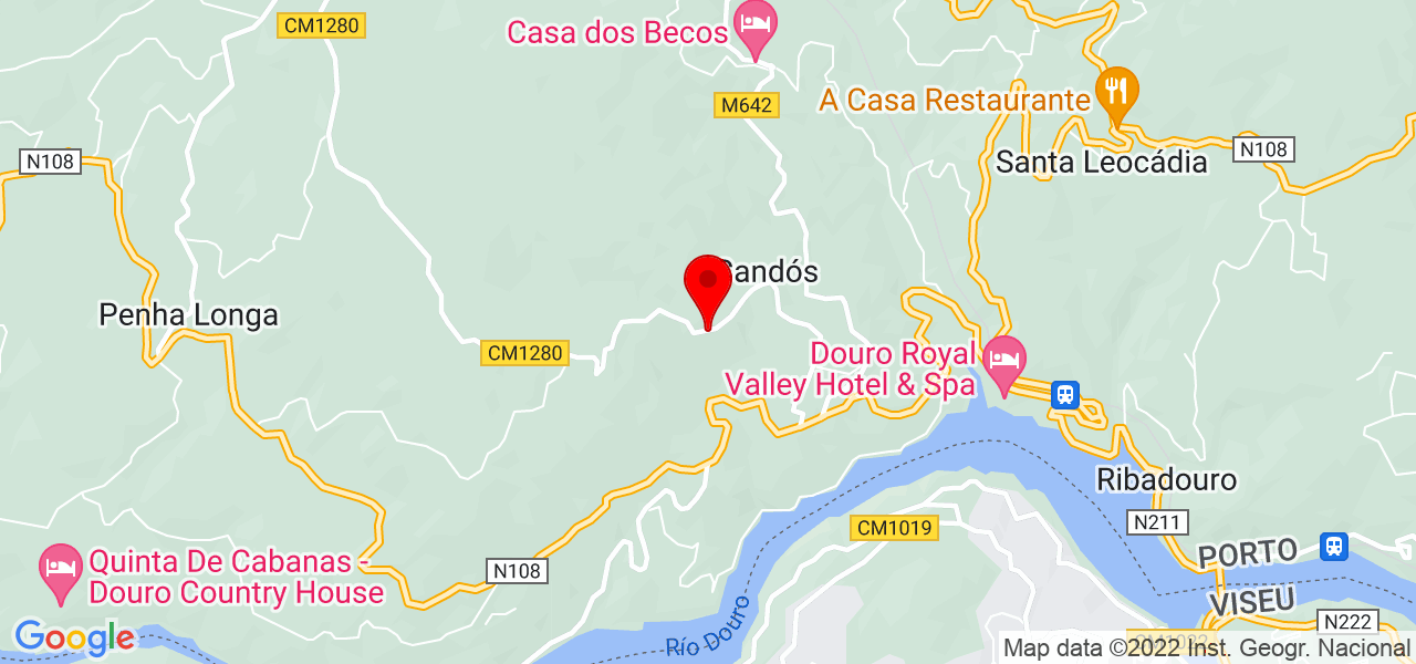 Cl&aacute;udia - Porto - Marco de Canaveses - Mapa