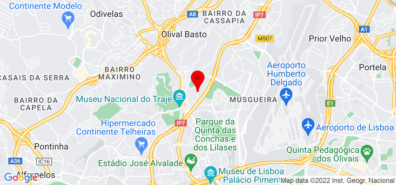 Francisco Amaral [PYFALS] - Lisboa - Lisboa - Mapa