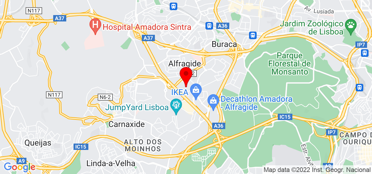 NOVA CARA REMODELAÇÃO - Lisboa - Amadora - Mapa
