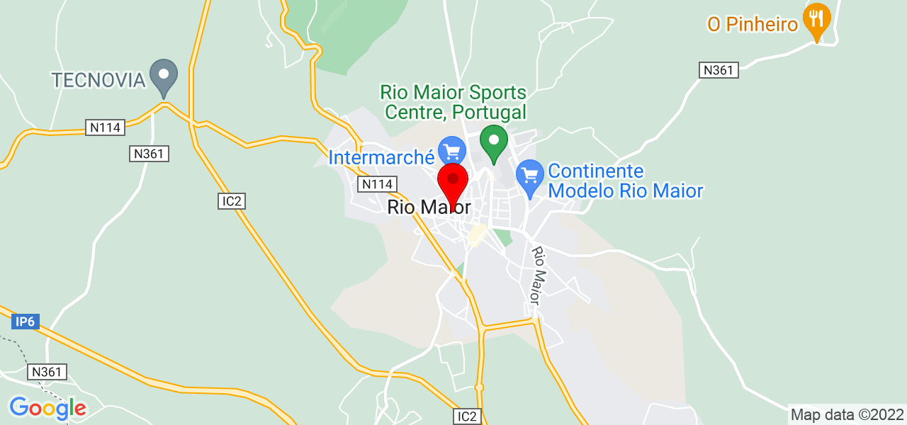 AMK Soluções - Santarém - Rio Maior - Mapa