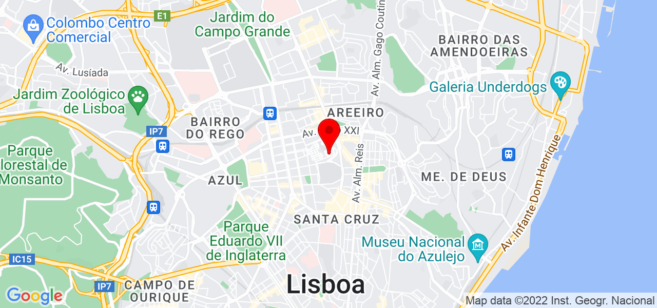 Andr&eacute;a - Lisboa - Lisboa - Mapa