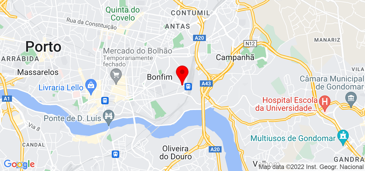 Consumo Zero - Certifica&ccedil;&atilde;o Energ&eacute;tica - Porto - Porto - Mapa