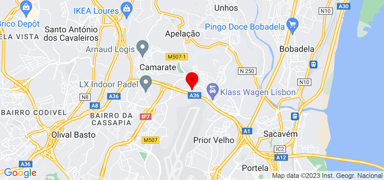 Ana In&ecirc;s Brand&atilde;o - Lisboa - Loures - Mapa