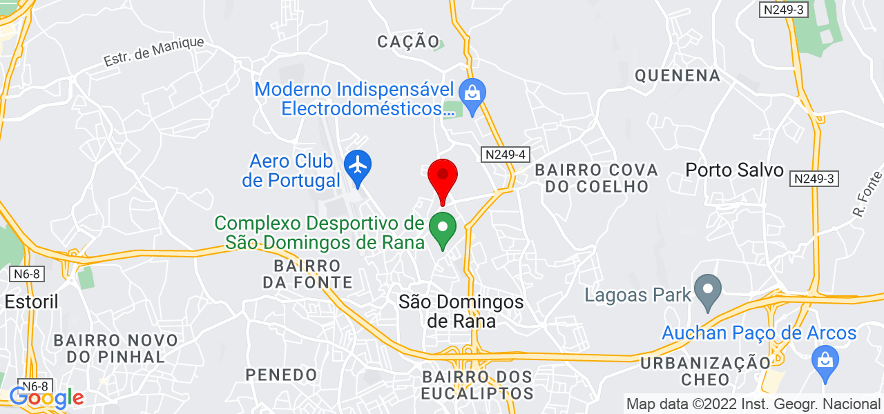 Ana Paula Cruz - Lisboa - Cascais - Mapa
