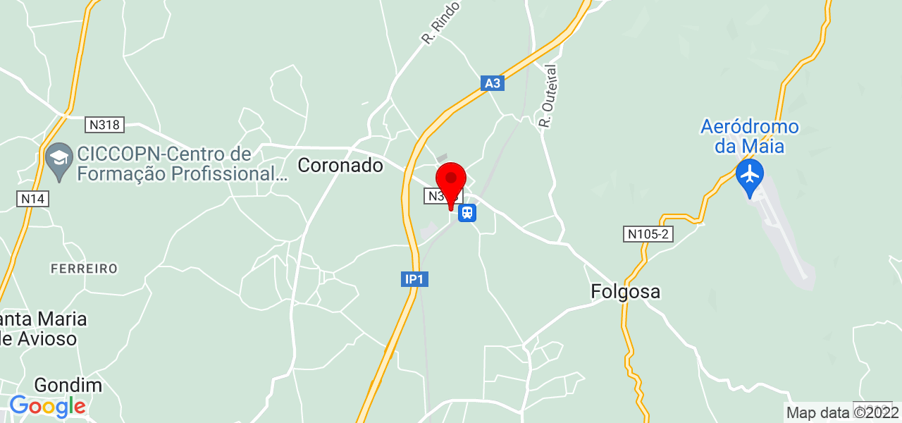 Claudia - Porto - Trofa - Mapa