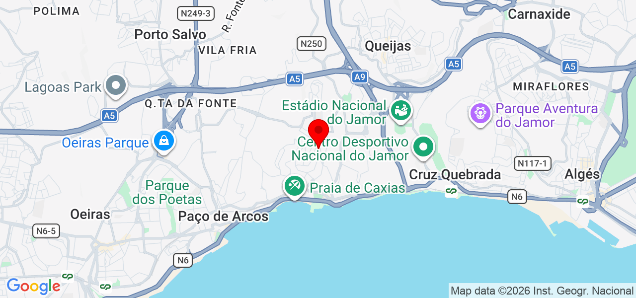 Thays castro - Lisboa - Oeiras - Carte