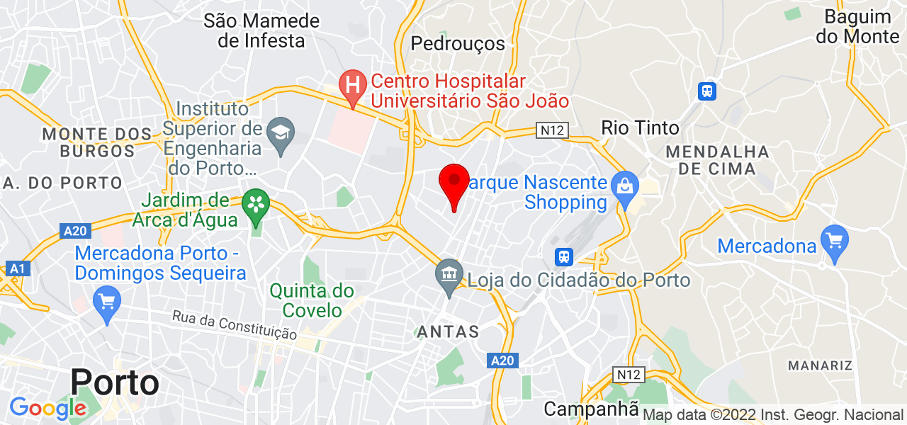 Luciana Miguez - Porto - Porto - Mapa