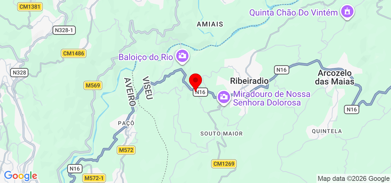 Lidia Silva - Viseu - Oliveira de Frades - Mapa