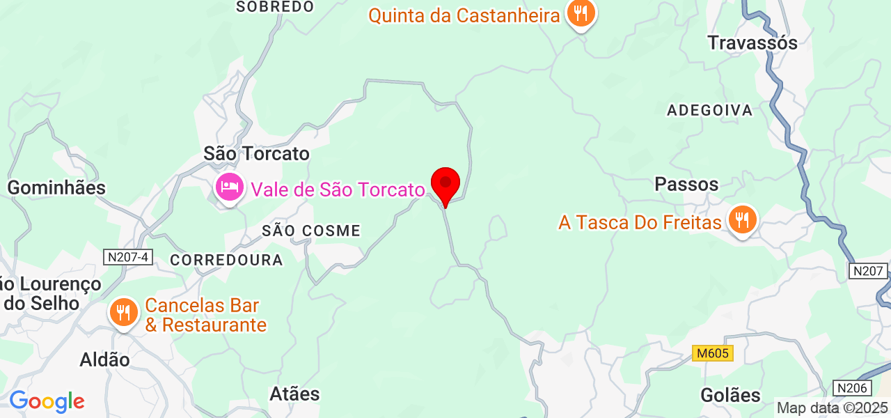 Íris Gonçalves - Braga - Guimarães - Mapa