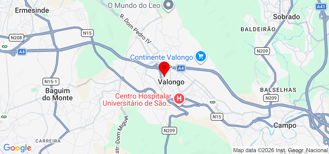 Juliana - Porto - Valongo - Mapa
