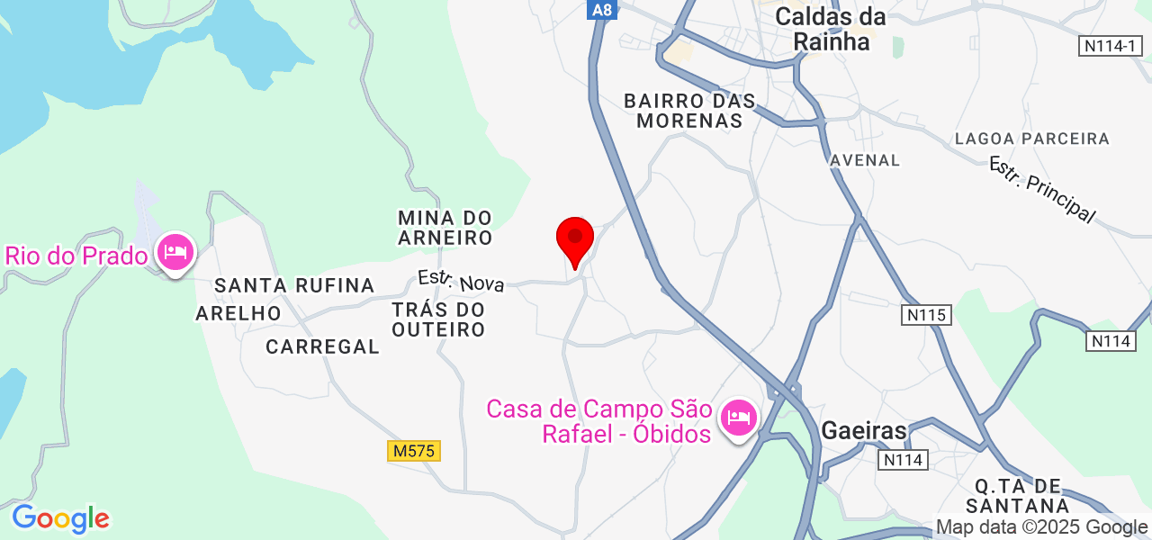 Mónica Urbano - Leiria - Óbidos - Mapa